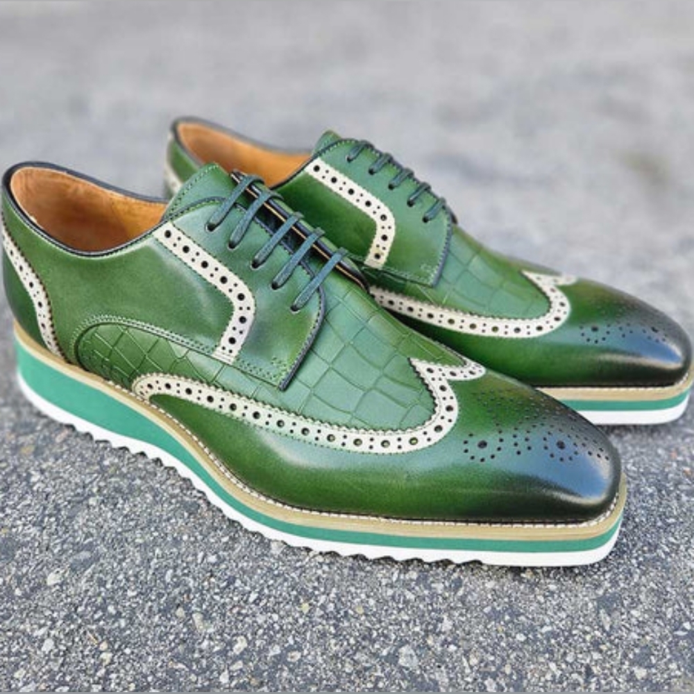 Lace Up Oxford Wingtip